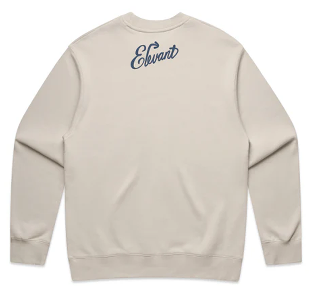 Men’s Relaxed Crew Sweatshirt – Aztec Arrow Graphic Pullover for Everyday Comfort