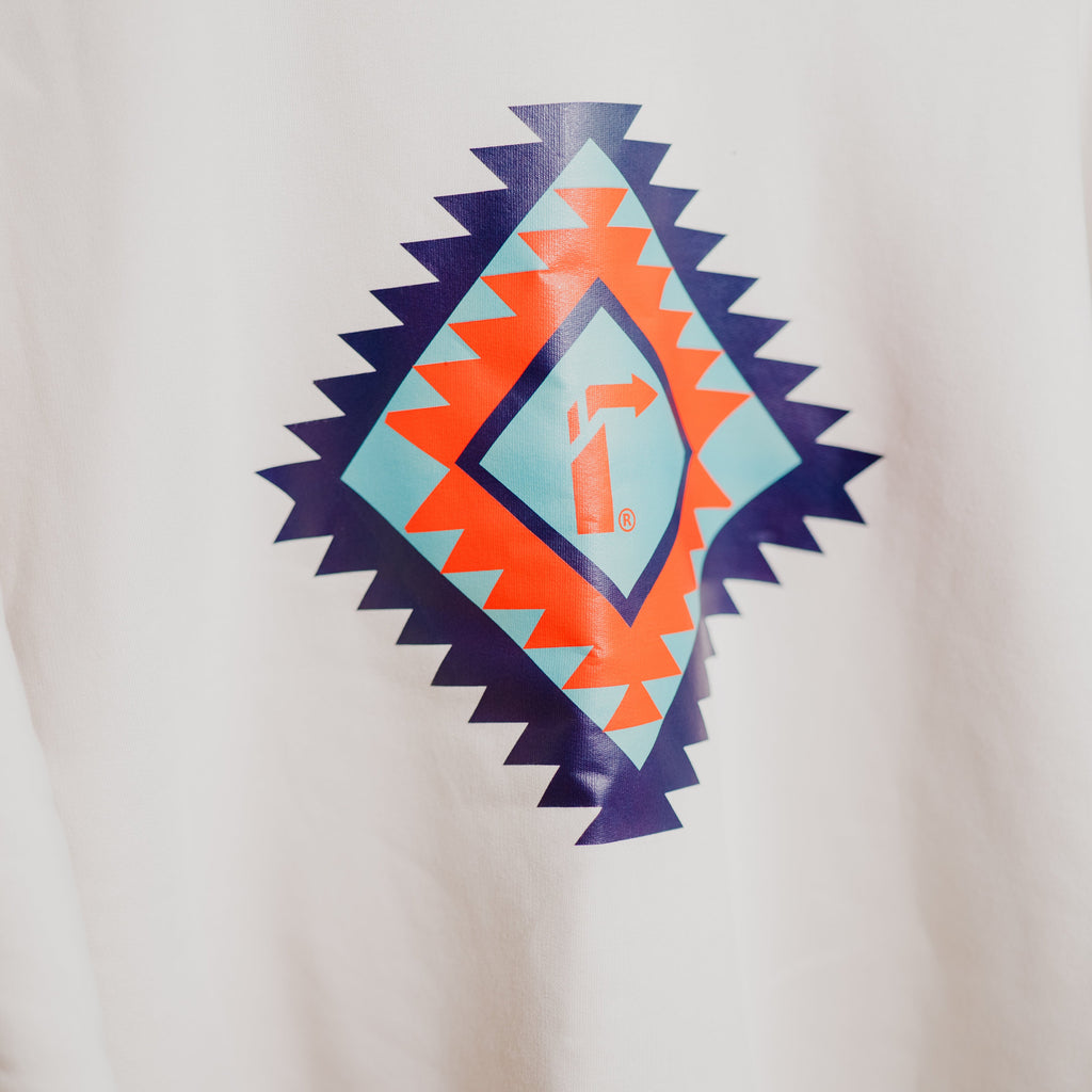 Men’s Relaxed Crew Sweatshirt – Aztec Arrow Graphic Pullover for Everyday Comfort