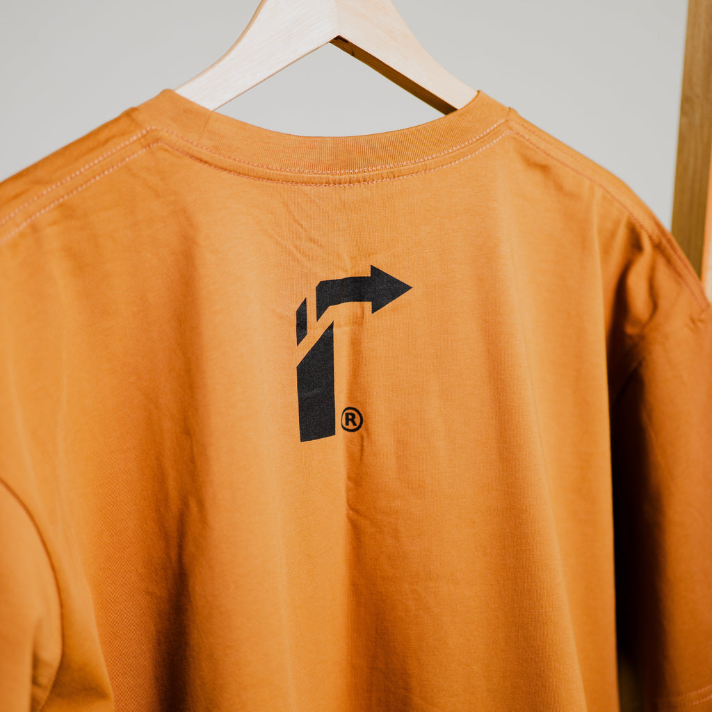 Camel Rise & Go Tee – Men’s Premium Cotton T-Shirt with Bold Motivational Design