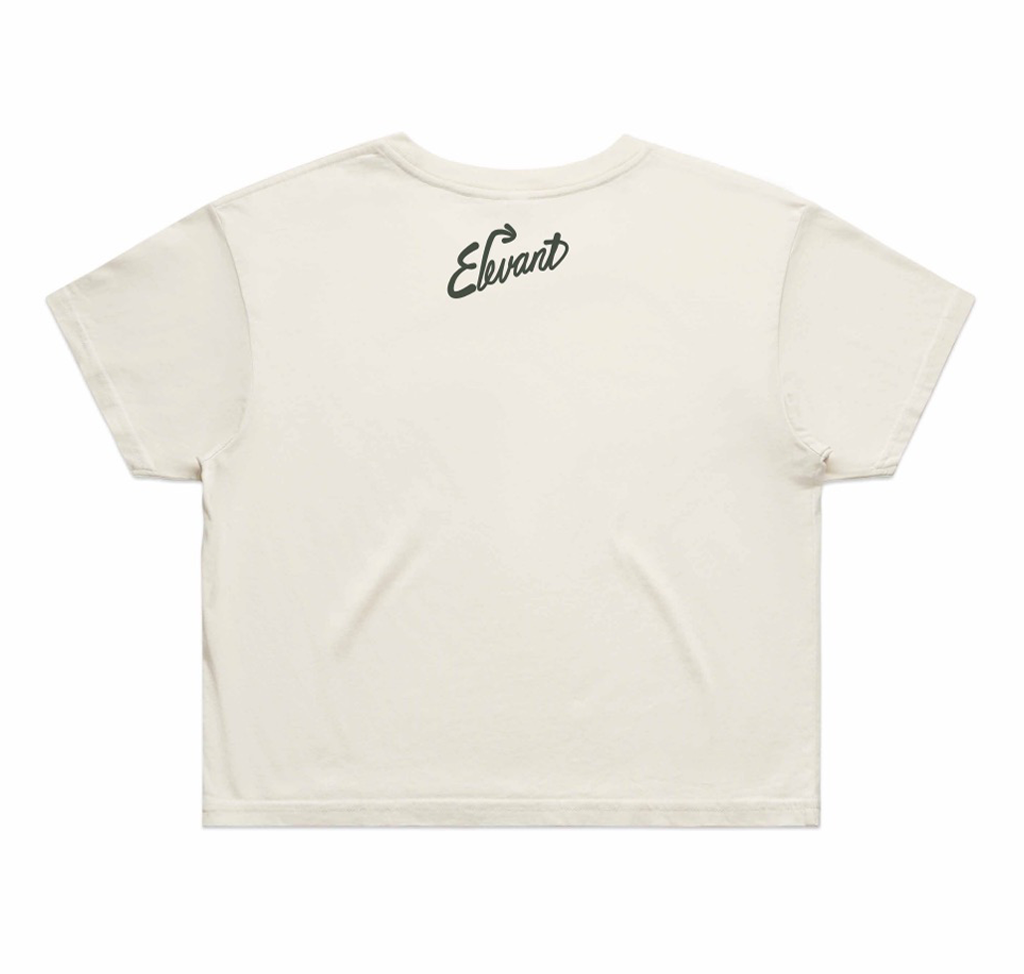 Rise & Go Women’s Crop Tee – Motivational Cropped T-Shirt for Everyday Wear & Active Lifestyles