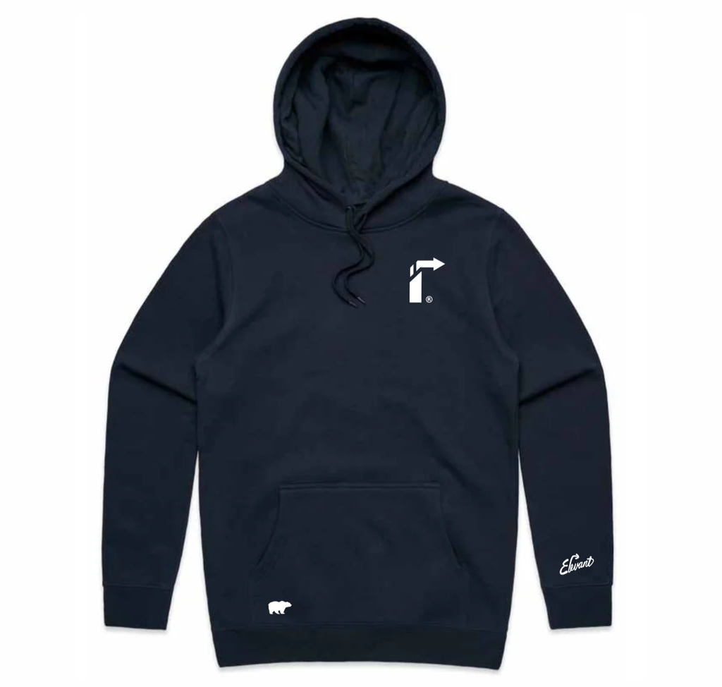 Elevant Midnight Blue Men’s Hoodie – Soft, Stylish Pullover for Everyday Comfort & Versatile Wear