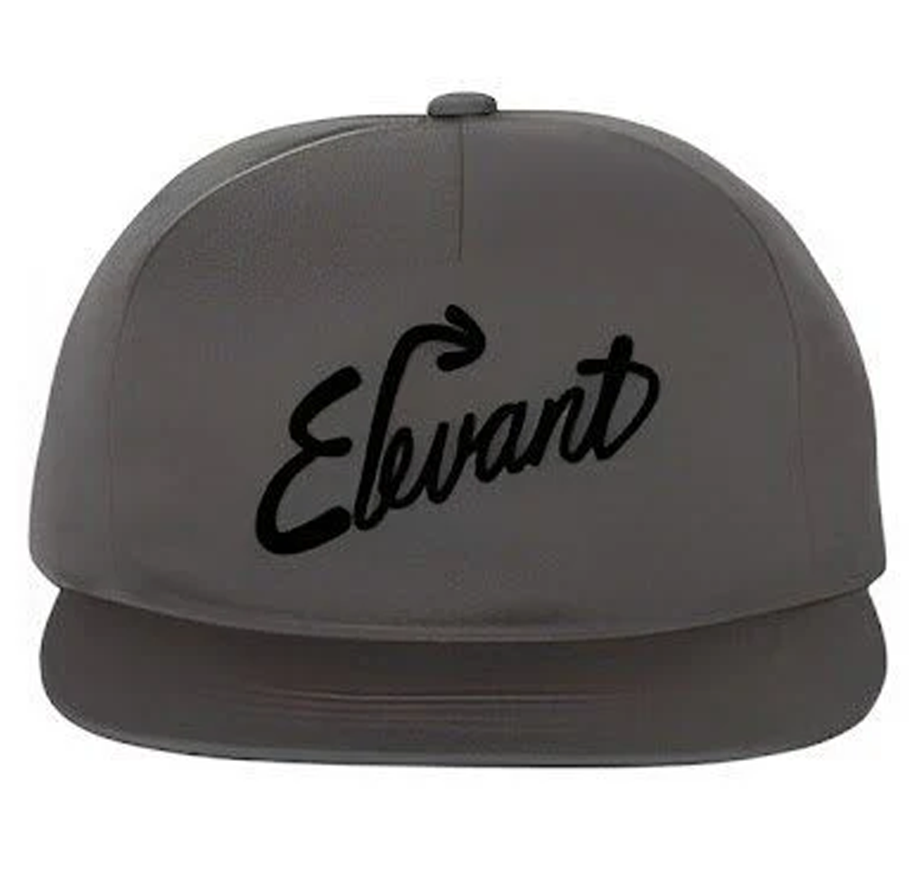 Grey Yupoong Unstructured Signature Hat – Minimalist Streetwear Cap for Everyday Comfort & Style