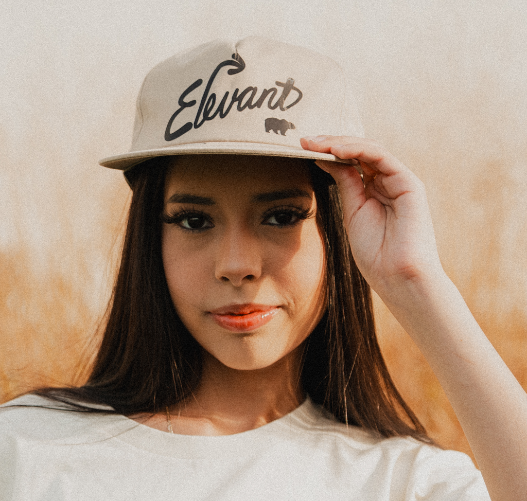 Light Brown Yupoong Unstructured Hat – Minimalist Signature Cap for Everyday Style